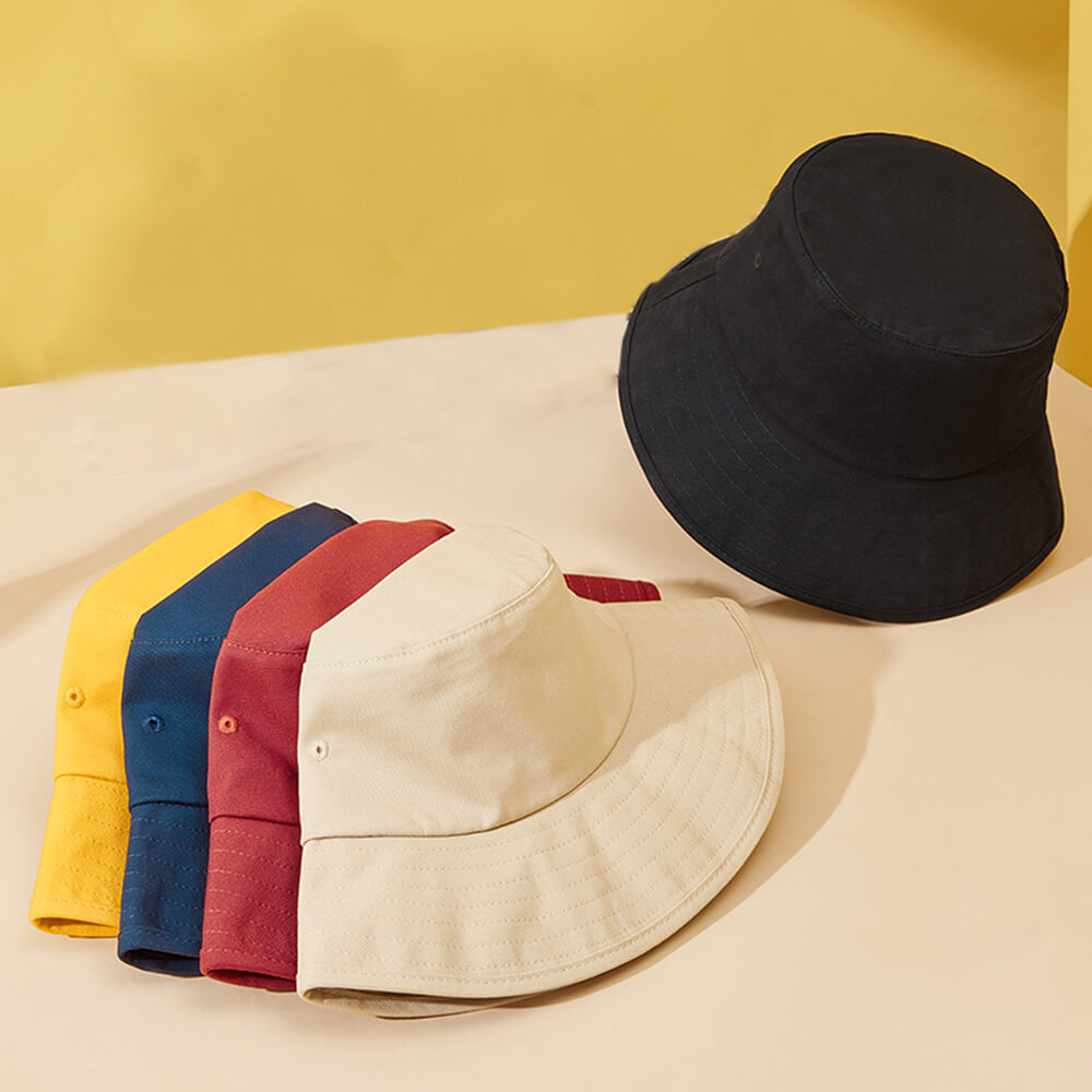 100% Cotton Bucket Hat with Detachable Chin Strap - Wayo Product Image