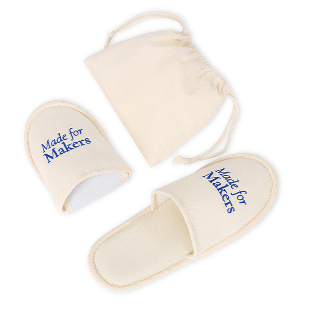 Foldable Travel-Friendly Slippers with Pouch - Wayo Product Image