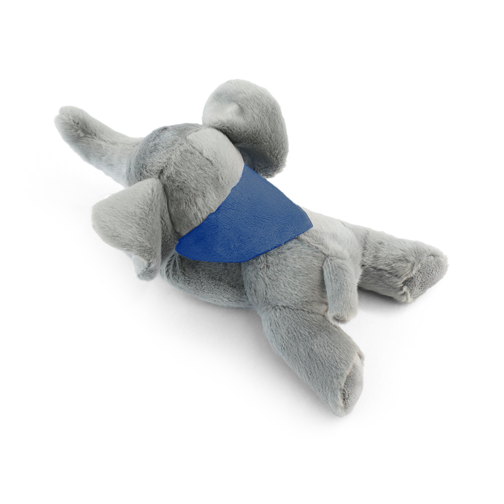 8.6“ Laying Down Plush Toy - Elephant with Custom Bandana - OGGP0022-#255079-10.jpg