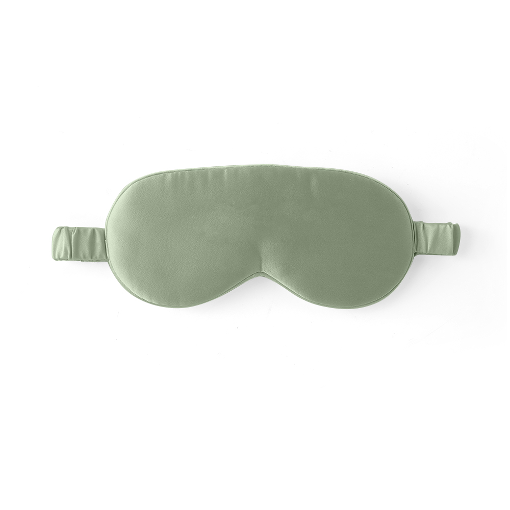 Breathable Satin Sleep Mask - HLLS0004-#a0ad95-8.jpg
