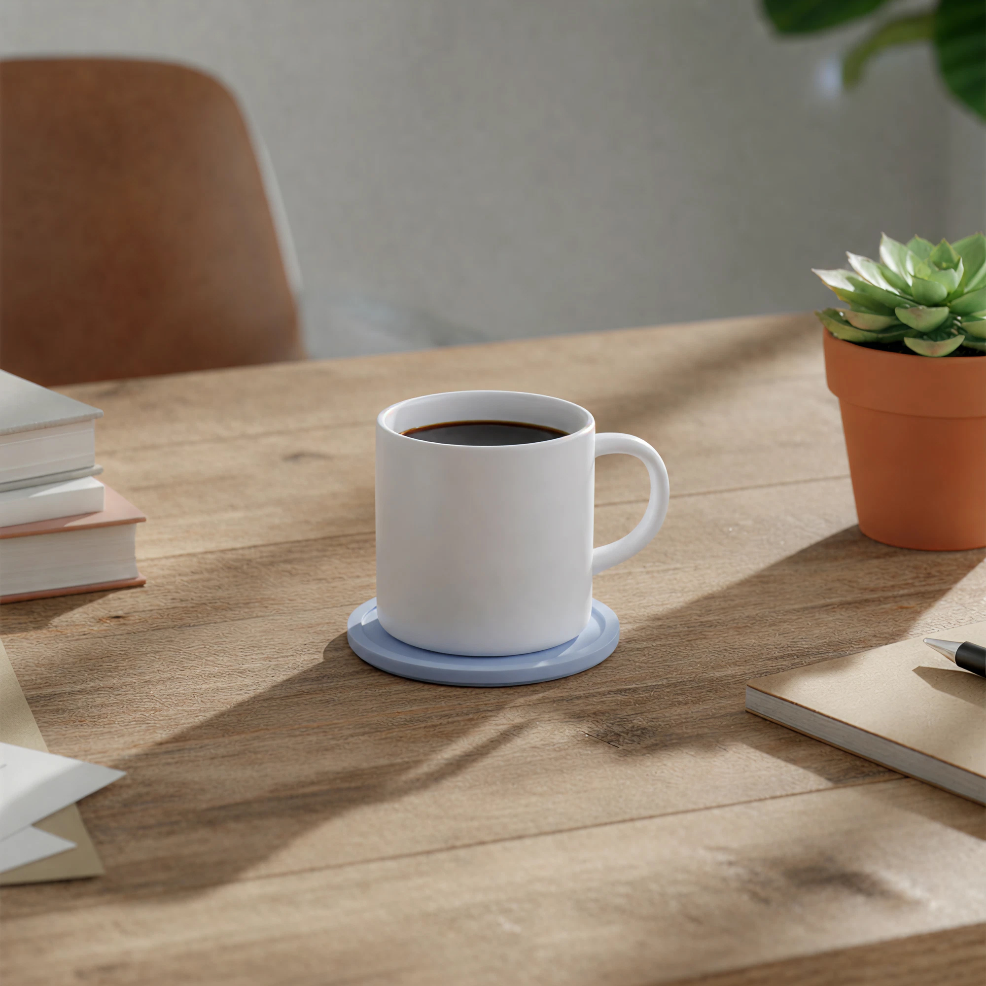 3.9" Heat-Resistant Silicone Coaster - Round - Wayo Product Image