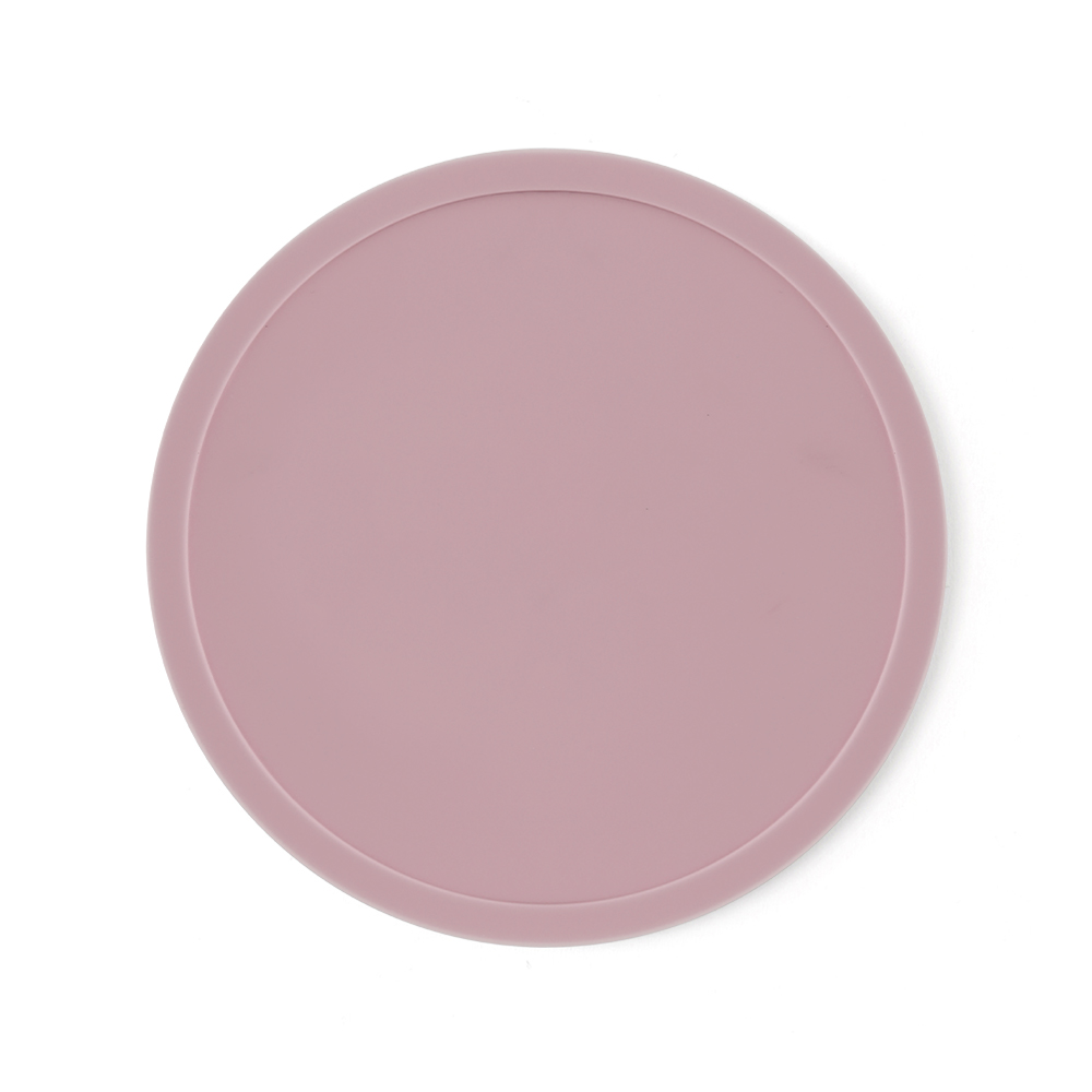 3.9" Heat-Resistant Silicone Coaster - Round - HLTK0008-#C4A3A6-10.jpg