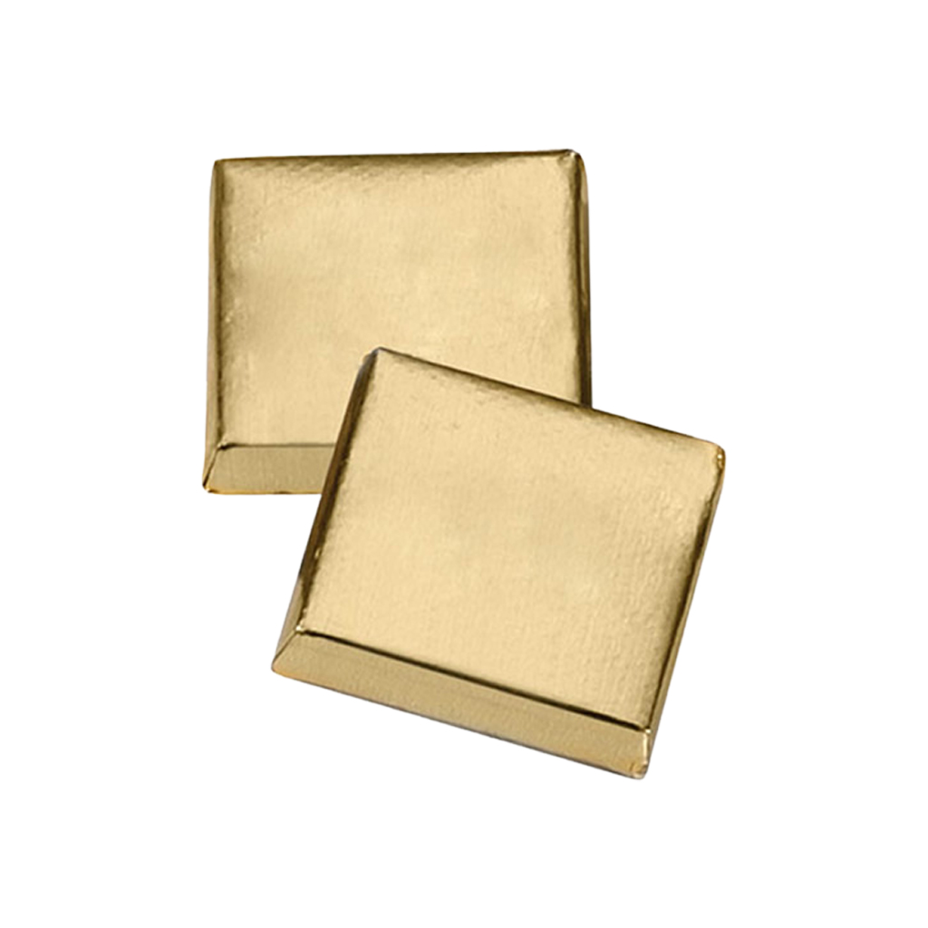 Chocolate Foil Square - 1.25" - HLST0007-#EBD6A0-3.jpg