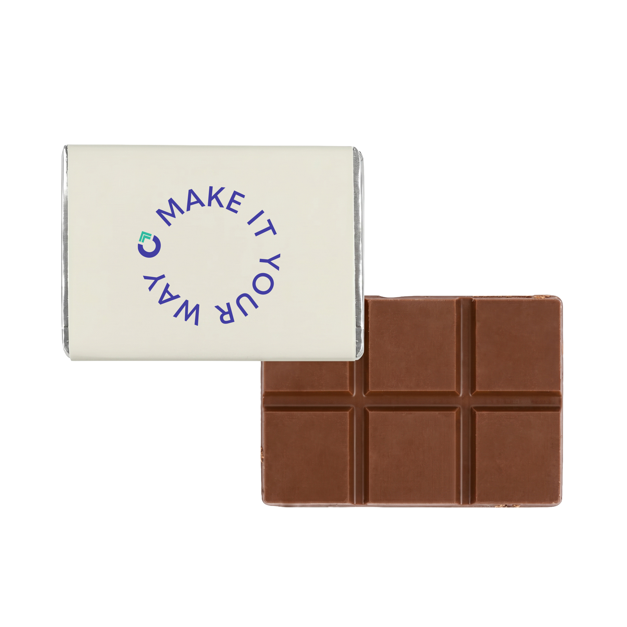 Mini Chocolate Bar with Custom Wrapper - 1 oz. - Wayo Product Image
