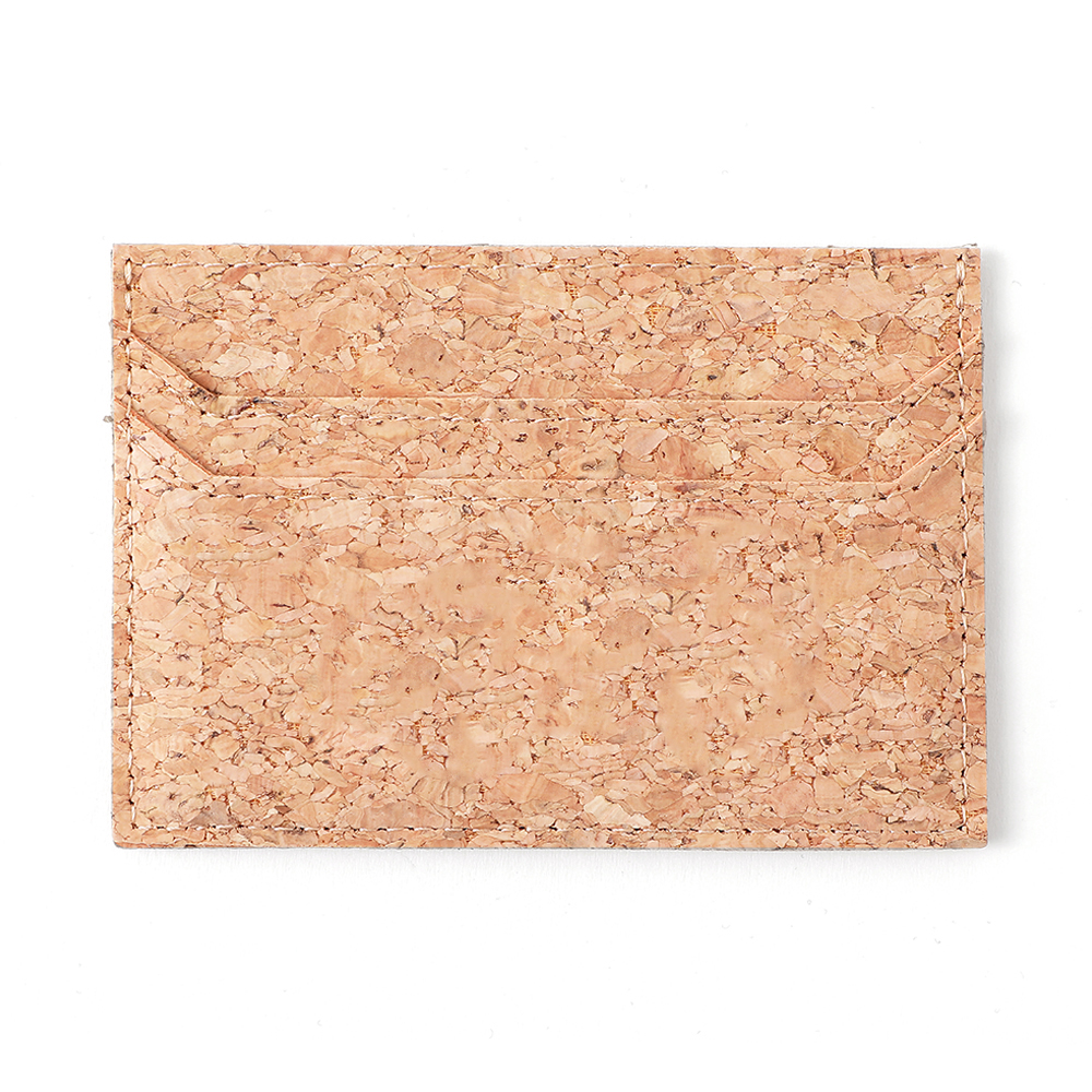 Cork Slim Wallet / Card Holder - HLTT0005-Front-Null.jpg