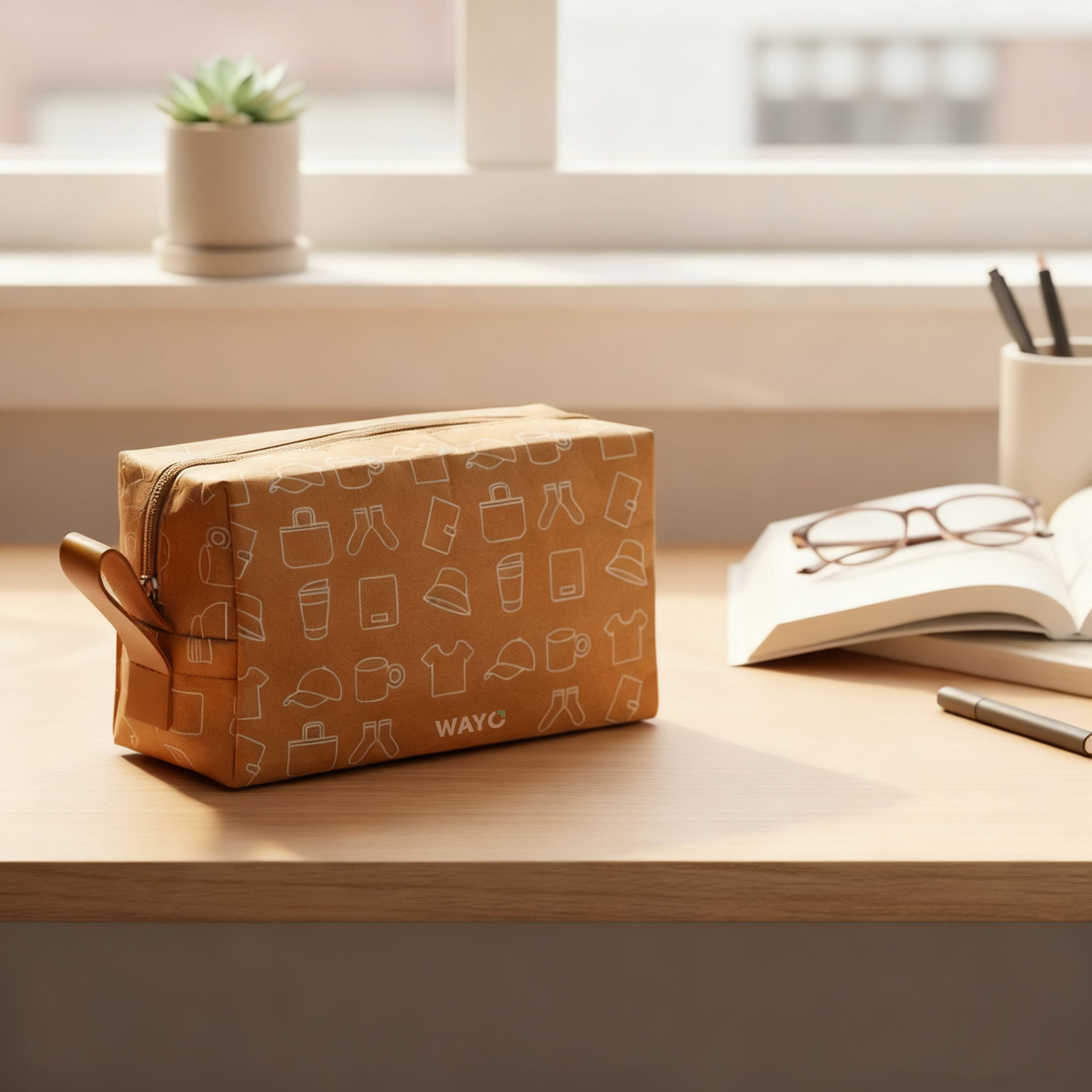 Washable Paper Travel Pouch - FSC Certified - Wayo Product Image