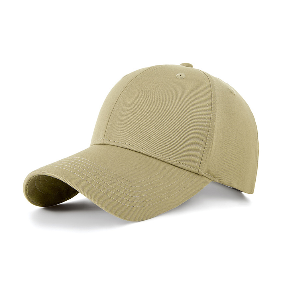 Basic Structured Baseball Cap - Polyester Blend - AAAH0022-#BDB18B-5.jpg