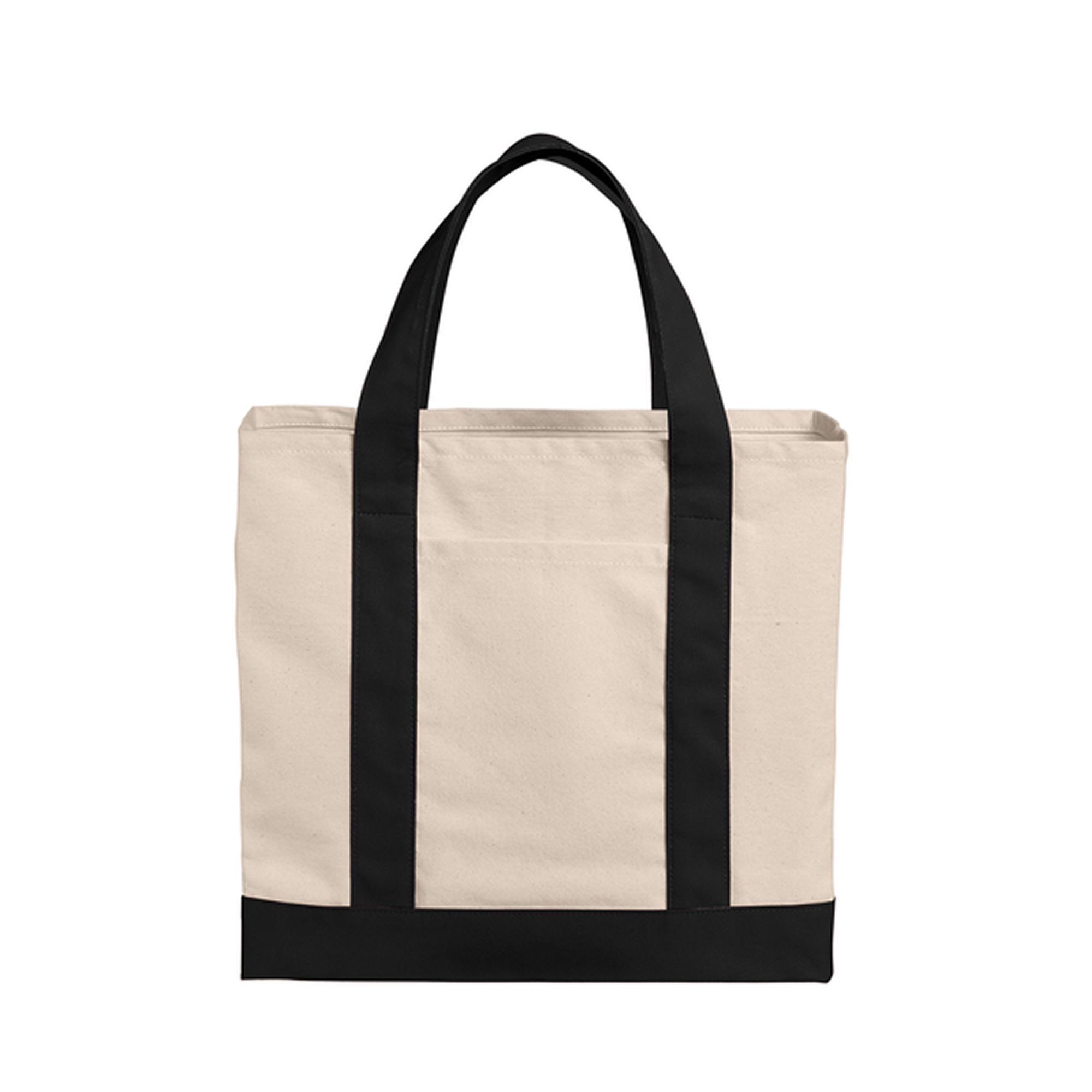 Port Authority® 12 oz. Midweight Two-Tone Canvas Tote - AABT0035-#2f374f-1.jpg