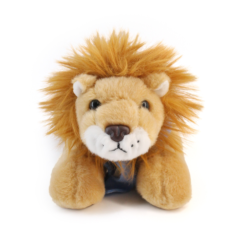 8.6“ Laying Down Plush Toy - Lion with Custom Bandana - OGGP0020-Wayo Sample-3.jpg