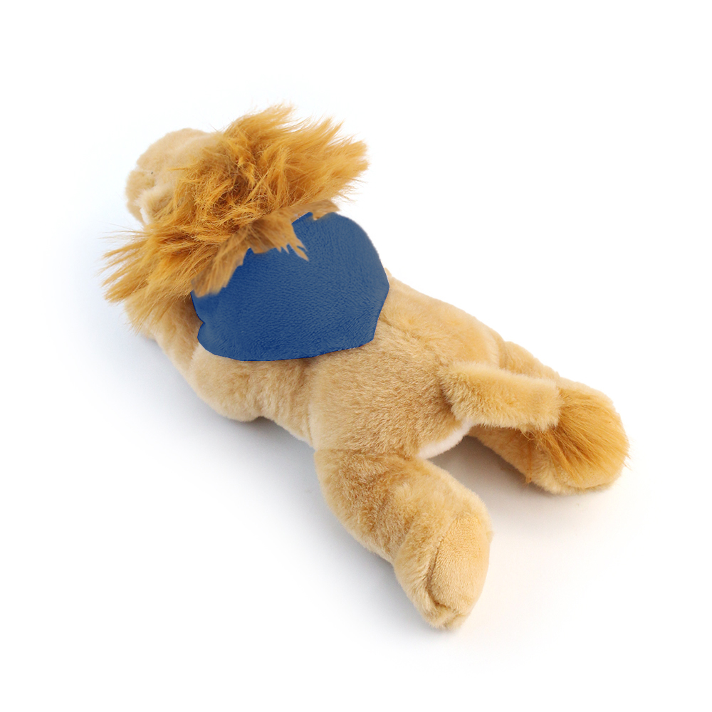 8.6“ Laying Down Plush Toy - Lion with Custom Bandana - OGGP0020-#255079-10.jpg