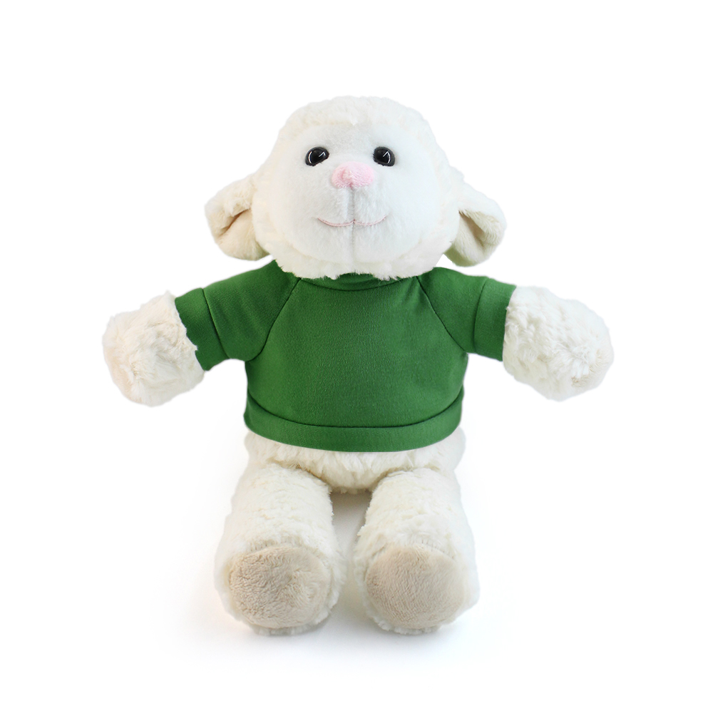 15" Fleece Friends Plush Toy - Sheep with Custom Shirt - OGGP0014-#077240-6.jpg