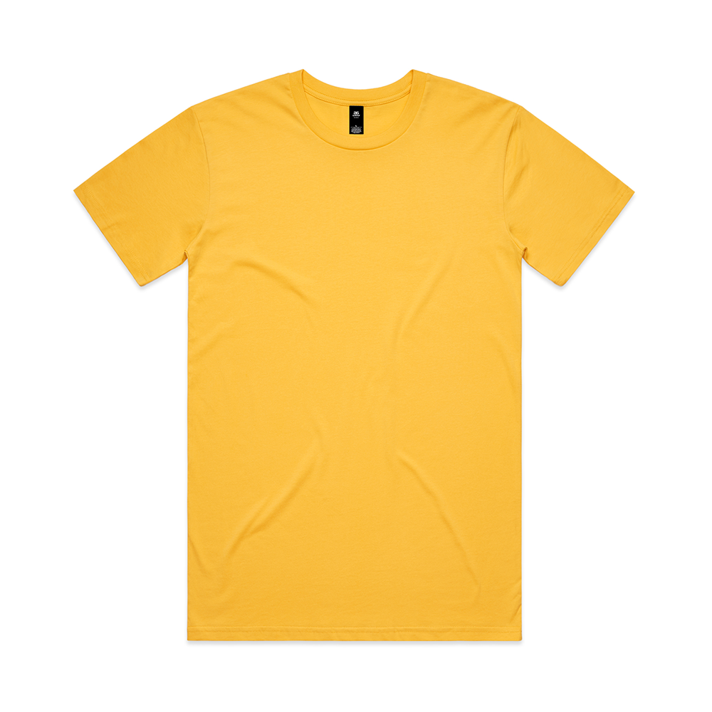 AS Colour Men's Staple Tee 5001 - UPF 50+ - AAAT0028-#E8C045-6.png