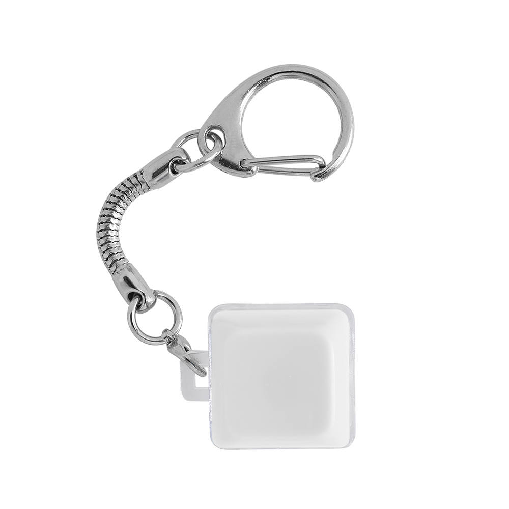 Light-Up Keyboard Keychain Fidget Toy - 1 Key, Opaque - OGGT0018-#ffffff-1.jpg
