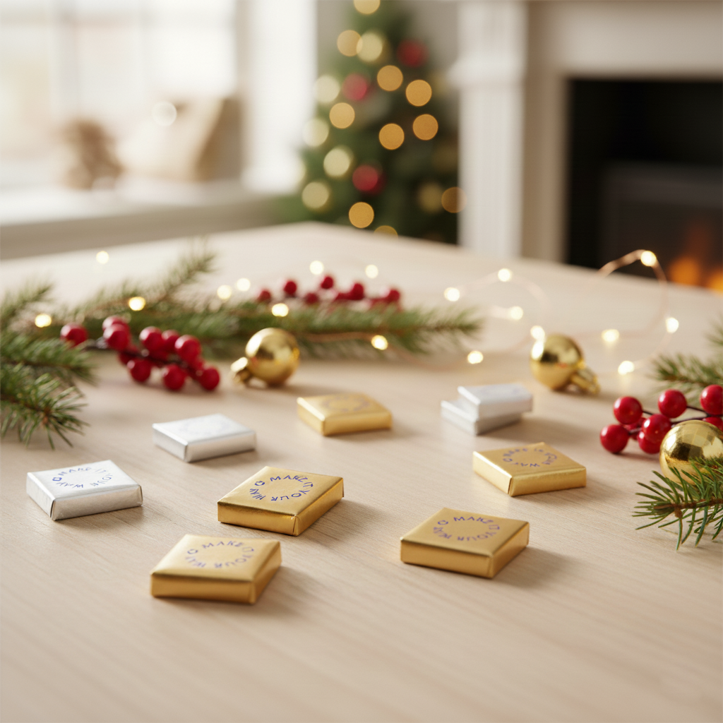 Chocolate Foil Square - 1.25" - HLST0007-Wayo Sample-Scene.png