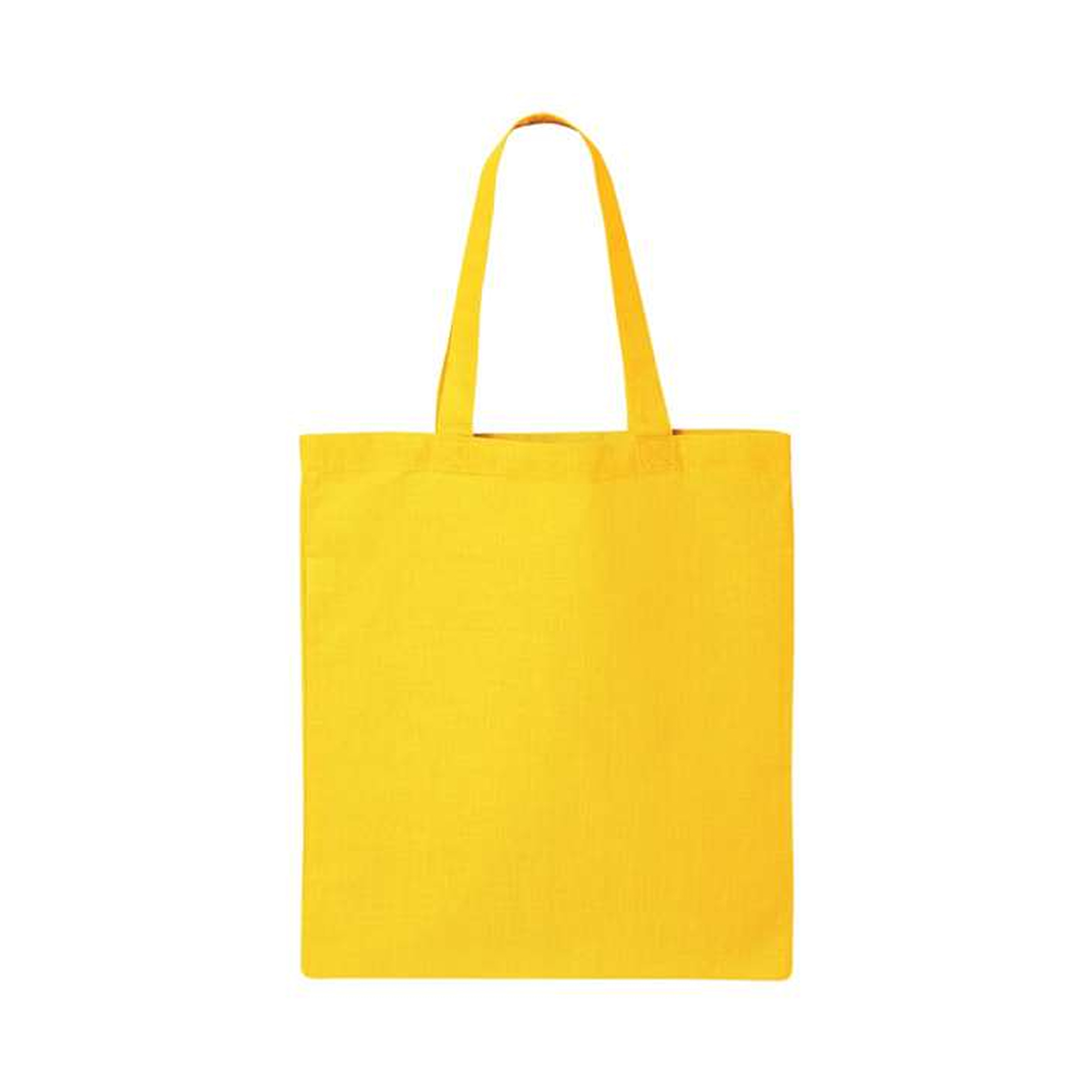 6 oz. Lightweight 100% Cotton Tote Bag - AABT0034-#f5ce29-5.jpg