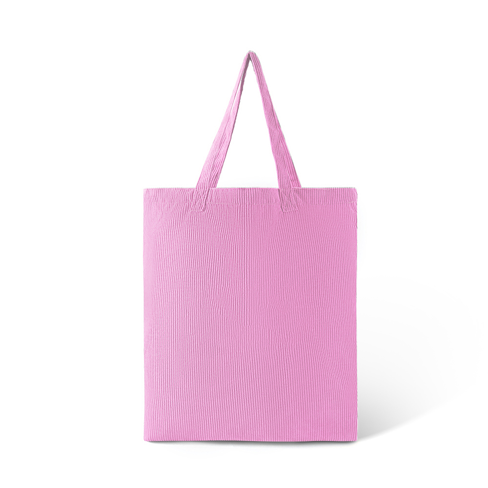 10 oz. 100% Cotton Double-Layer Corduroy Tote - AABT0025-#ECA2C9-15.jpg