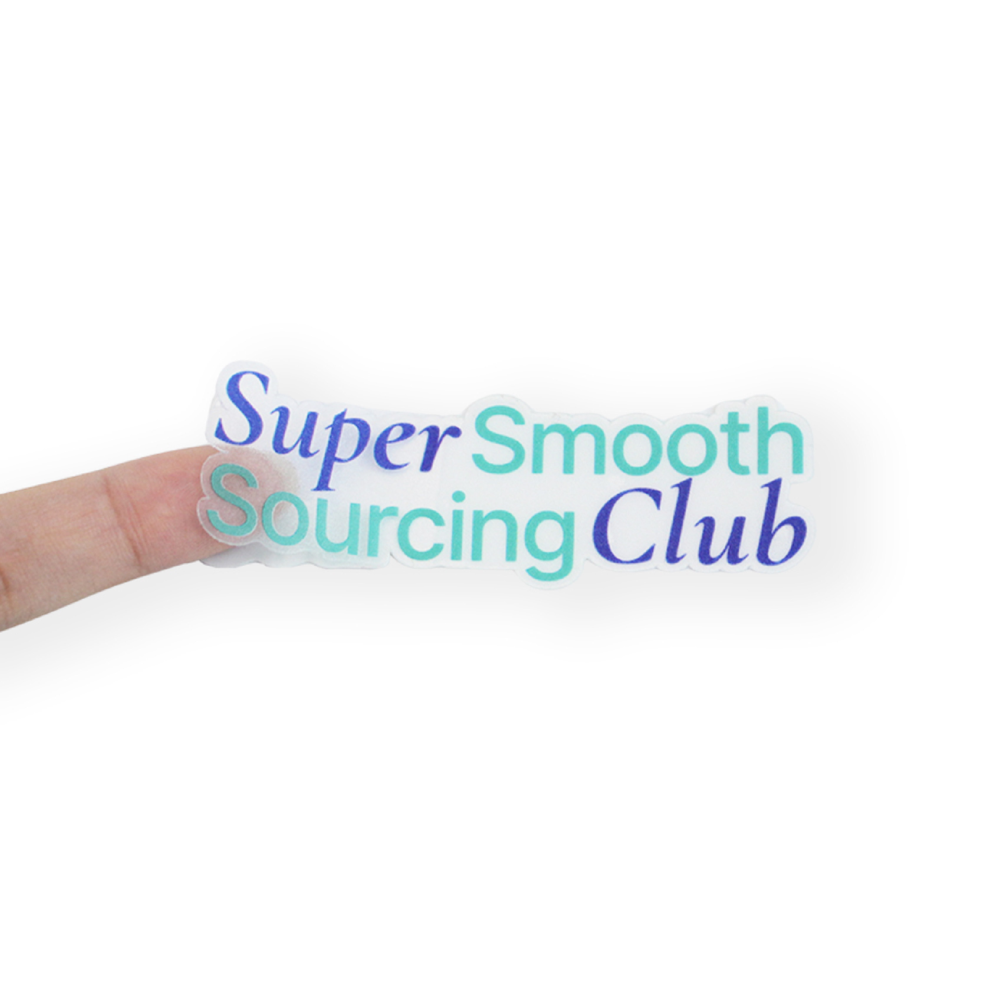 Premium Clear Vinyl Die Cut Sticker (4") - Custom Shape - Wayo Product Image