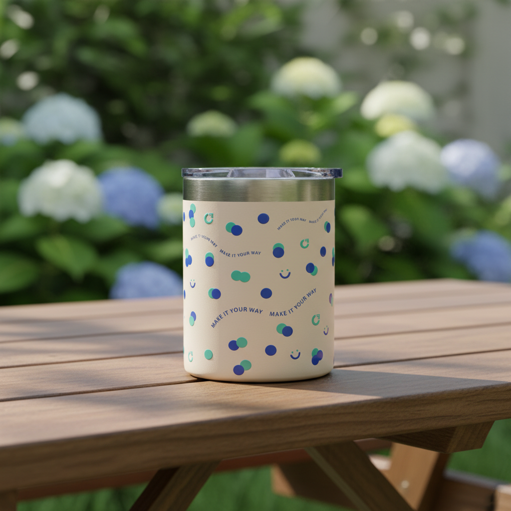 12 oz. Stainless Steel Tumbler with Lid - HLDM0006-lifestyle image -12 oz. Stainless Steel Tumbler with Lid.png
