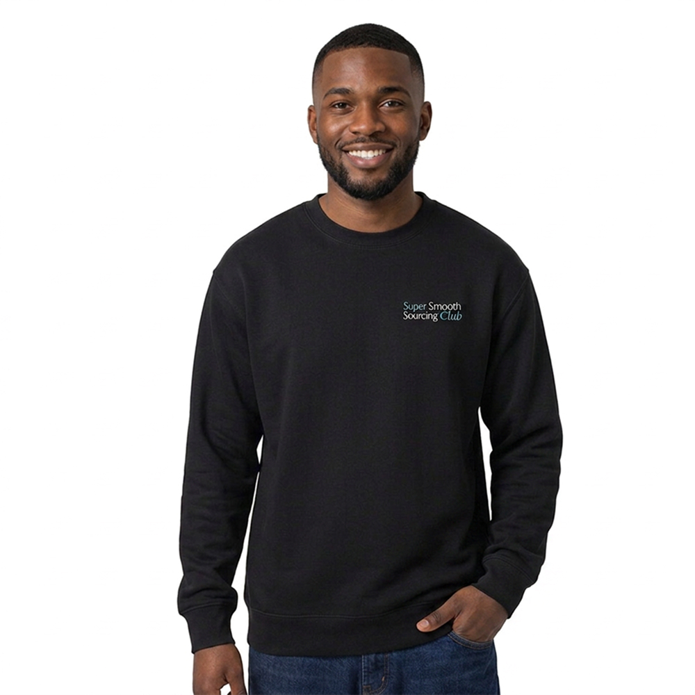Finley Heavyweight Cotton-Lyocell Blend Crewneck Sweater - AAAS0023-Model-2.jpg