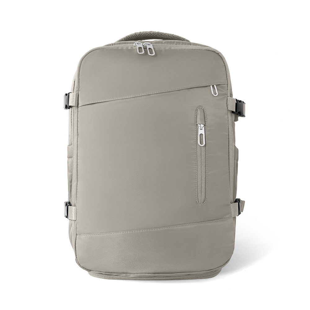 Structured Carry-On Travel Backpack with USB Charging Port - AABB0005-#9F9B91-9.jpg