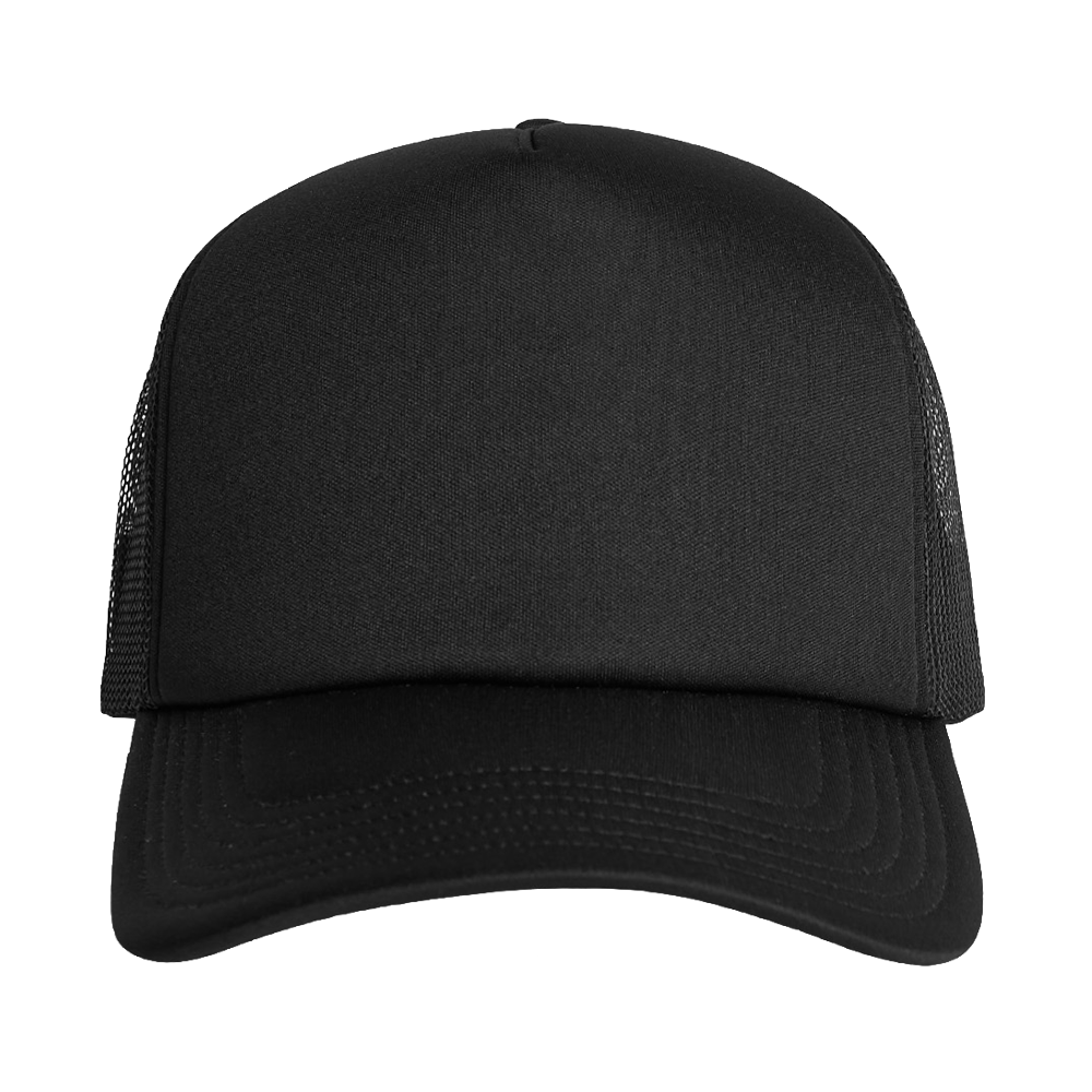 AS Colour Frame Foam Trucker Cap 1161 - AAAH0024-#000000-1.png