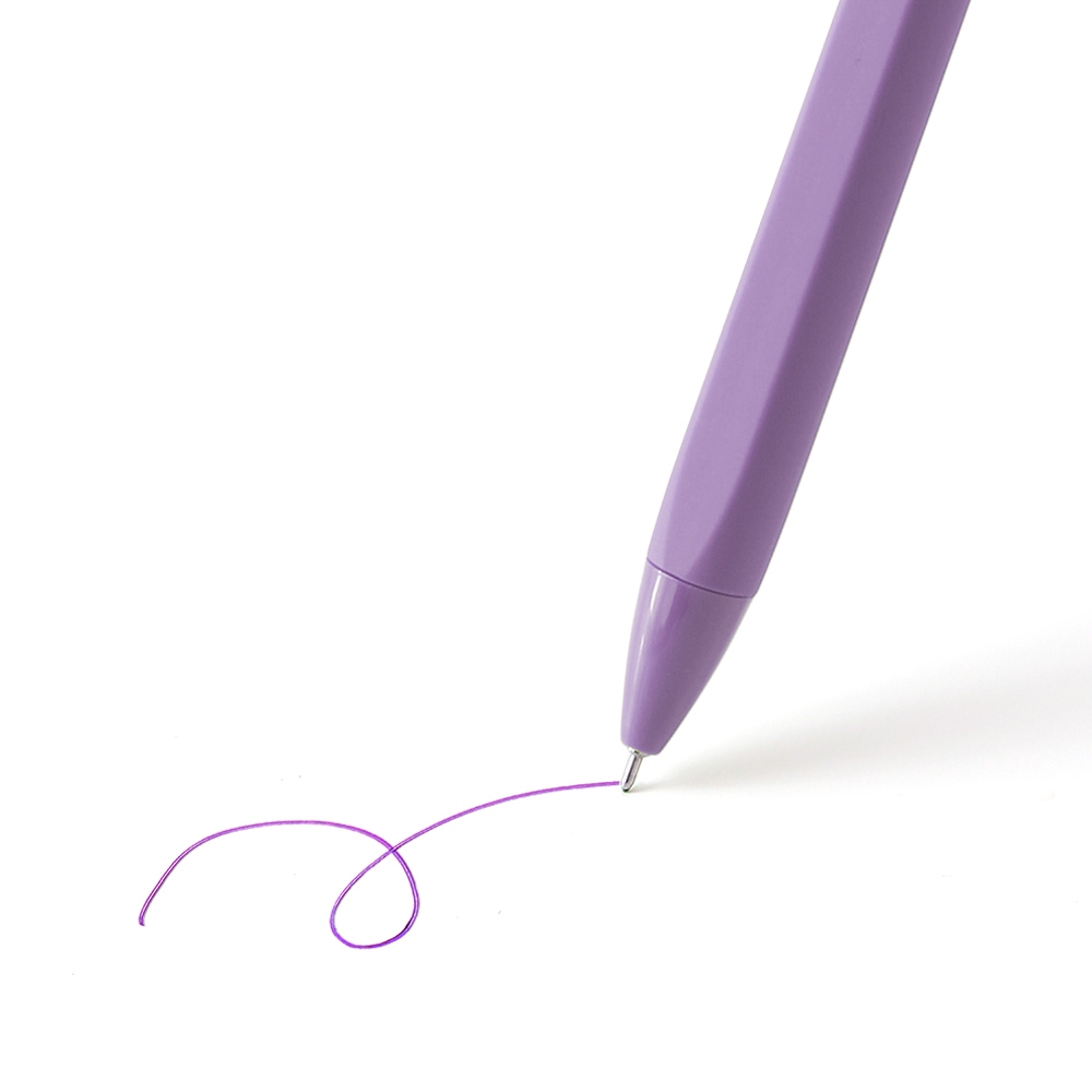 Retractable Color Gel Pen - Matching Ink + Shell - OGOP0011-#AD7DAF-11.jpg