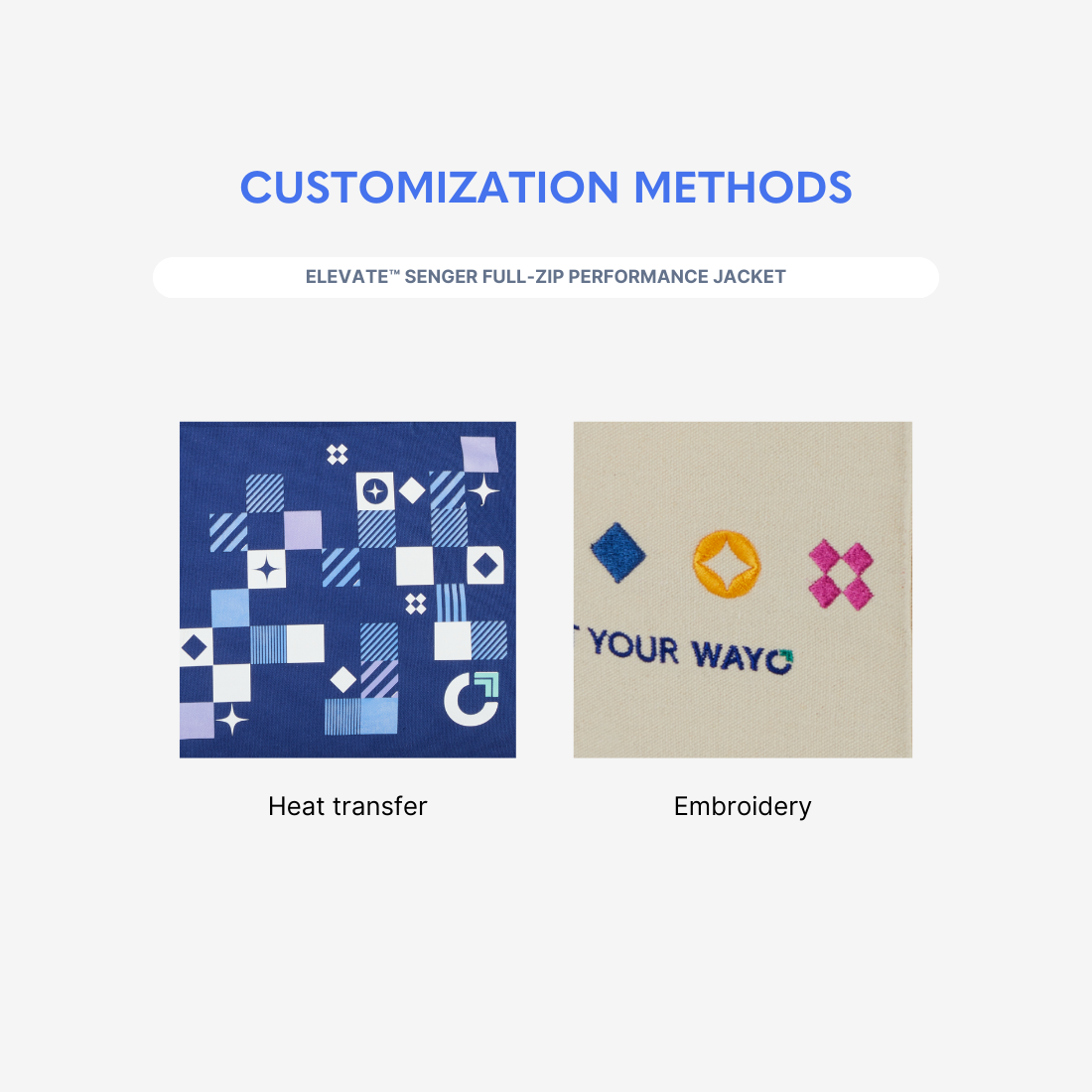 Elevate™ Senger Full-Zip Performance Jacket - Wayo Product Image