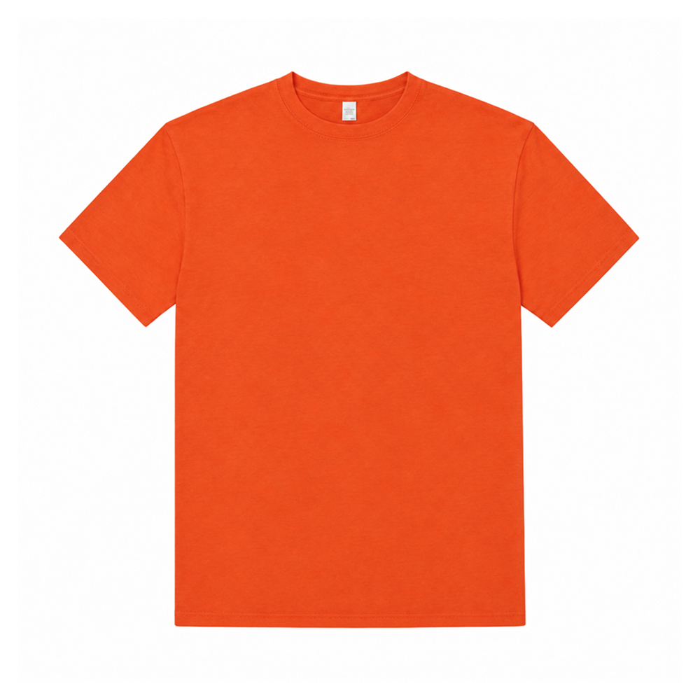 M&O 100% Cotton Gold Soft Touch T-Shirt - AAAT0038-#ff6900-4.jpg