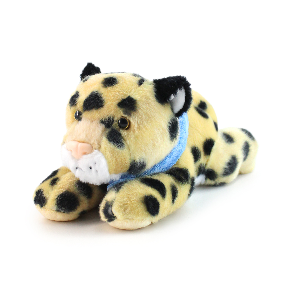 8.6“ Laying Down Plush Toy - Leopard with Custom Bandana - OGGP0018-Cover.jpg