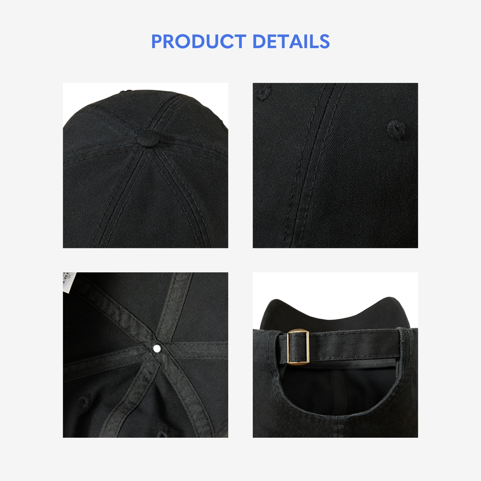 Unstructured Baseball Cap - 100% Cotton - AAAH0004-Product Details.jpg