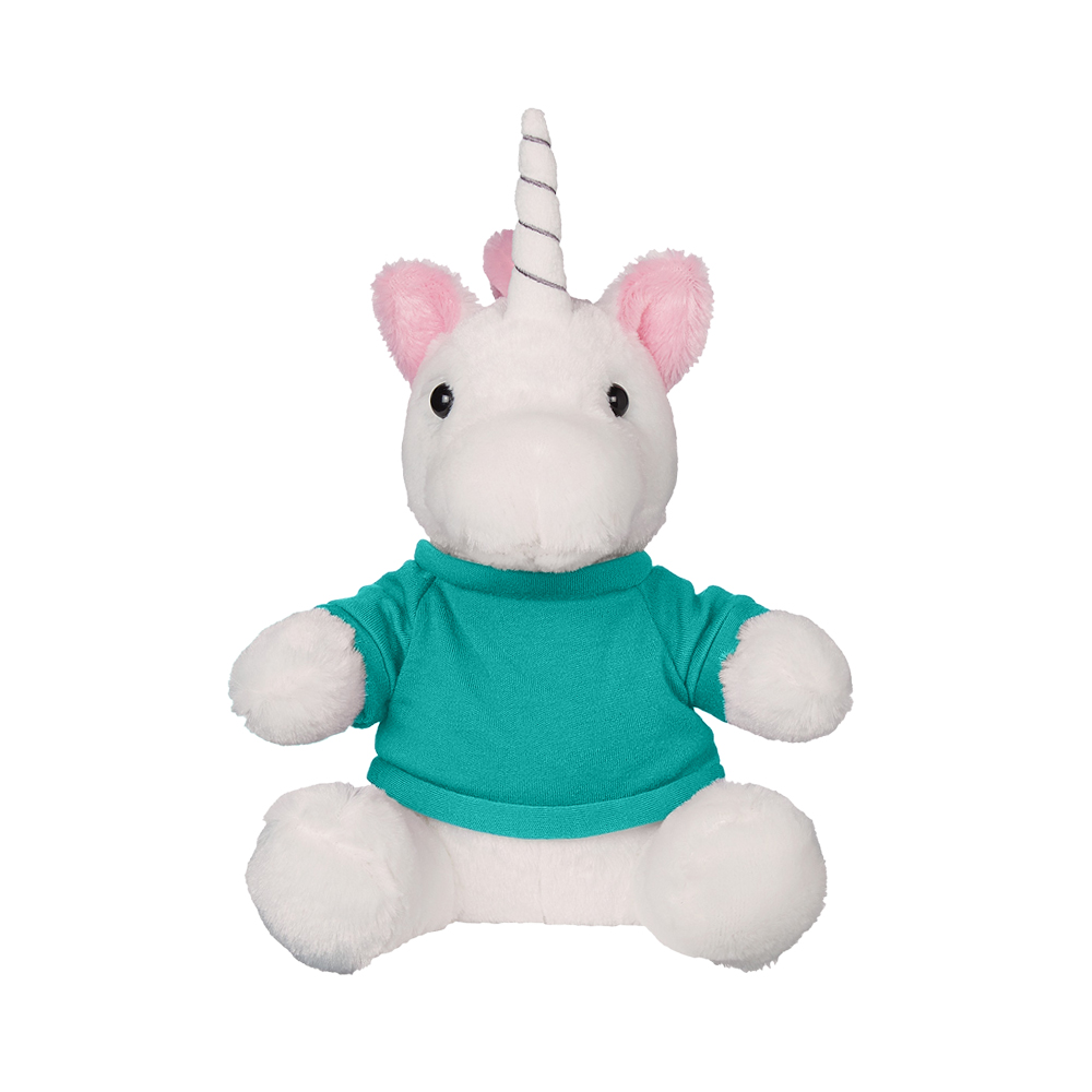 6" Sitting Unicorn Plushie with Clothing - OGGP0023-#15a4a0-9.jpg