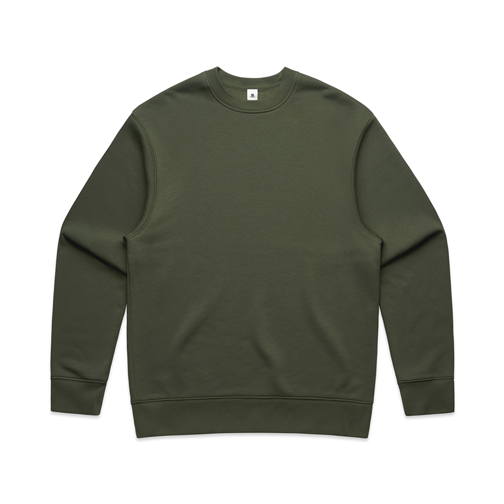 AS Colour Men's Relax Crew 5160 - Cotton Blend - AAAS0021-#51594A-8.png