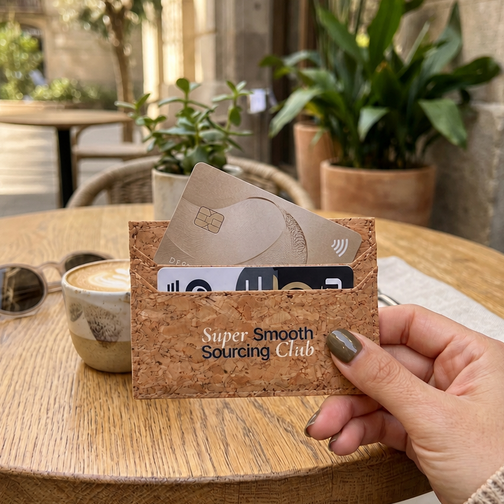 Cork Slim Wallet / Card Holder - Wayo Product Image