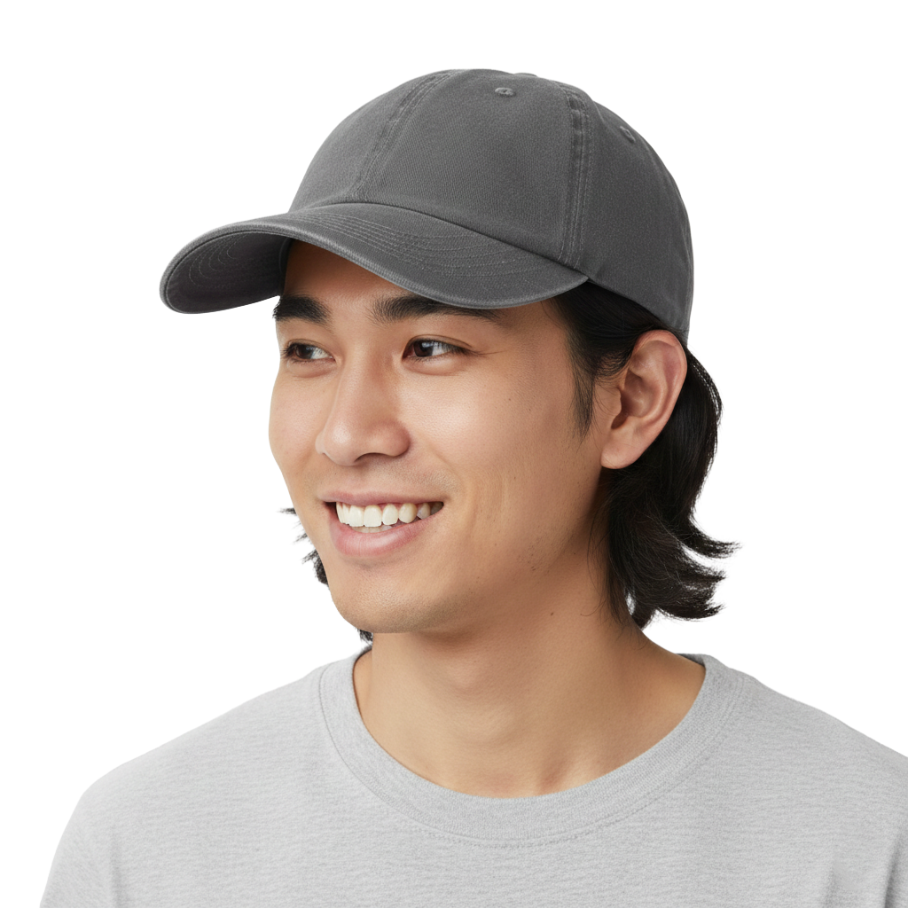 Unstructured Baseball Cap - 100% Cotton (Fast US Shipping) - AAAH0023-Model-6.png