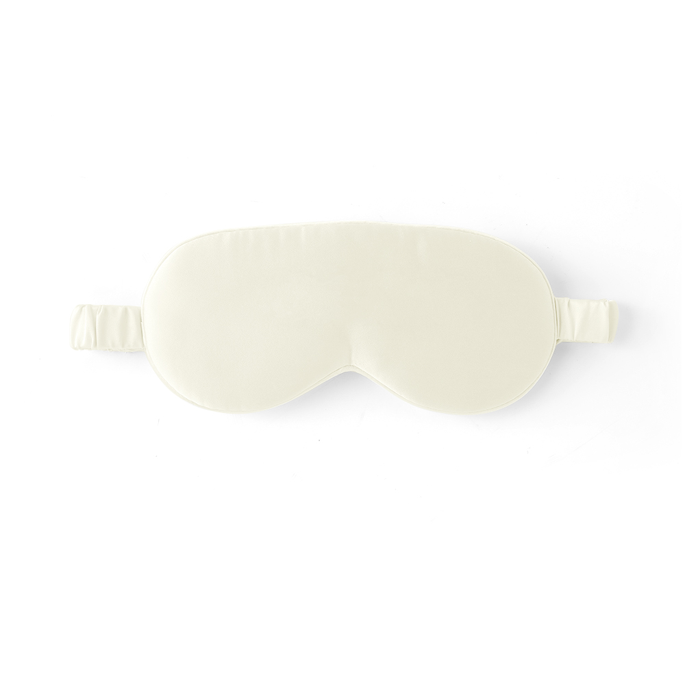 Breathable Satin Sleep Mask - HLLS0004-#fffef5-2.jpg
