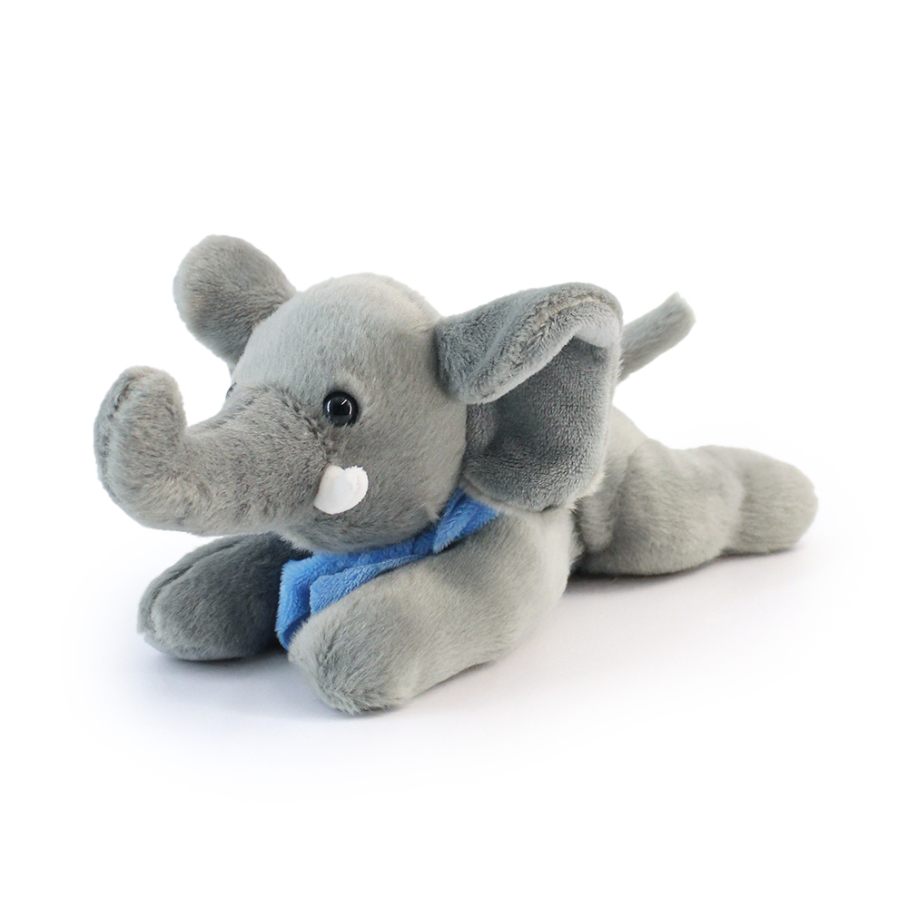 8.6“ Laying Down Plush Toy - Elephant with Custom Bandana - OGGP0022-Wayo Sample-2.jpg
