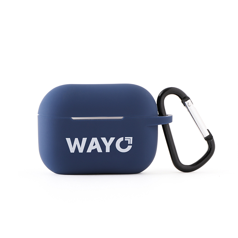 Silicone AirPods Pro 3 Case with Carabiner - Wayo Product Image