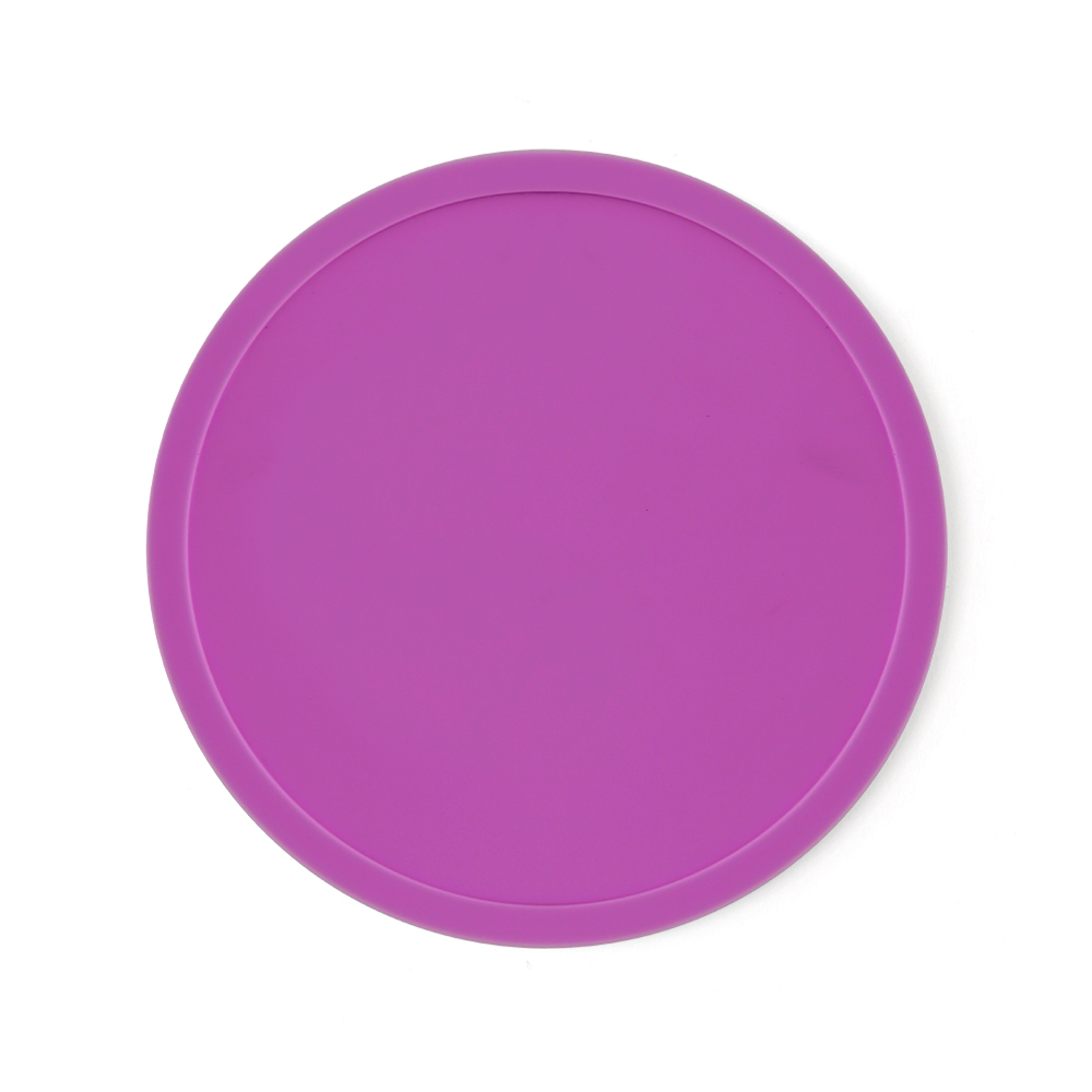 3.9" Heat-Resistant Silicone Coaster - Round - HLTK0008-#B0459A-9.jpg