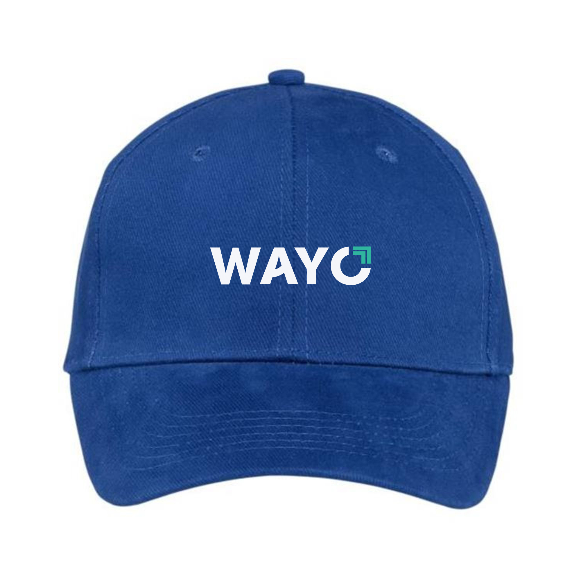 Brushed Twill Structured Baseball Cap - 100% Cotton - Wayo Product Image