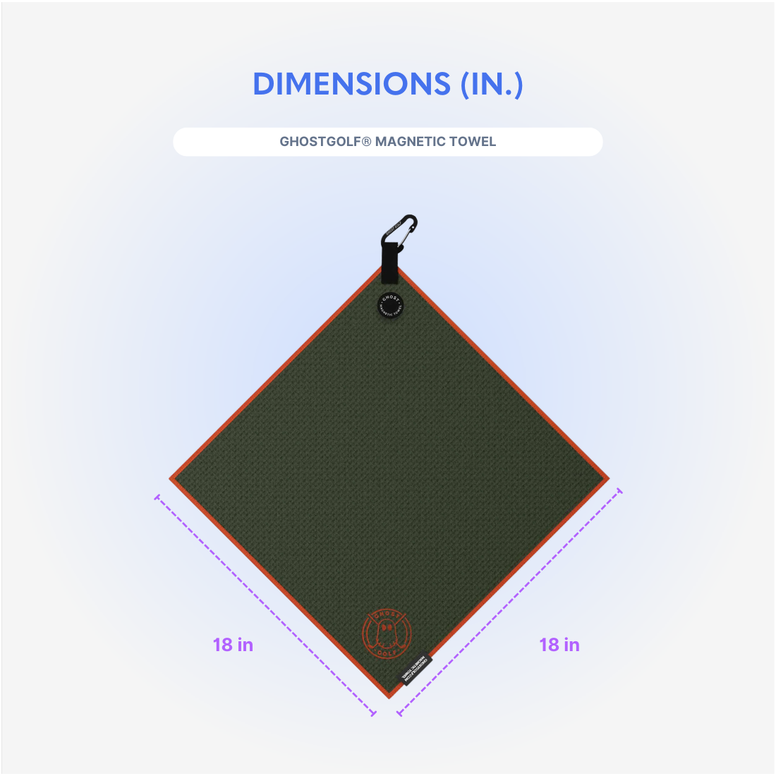 GHOSTGOLF® Magnetic Towel - Wayo Product Image