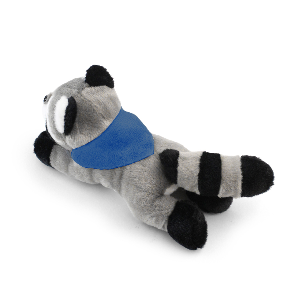 8.6“ Laying Down Plush Toy - Raccoon with Custom Bandana - OGGP0021-#255079-10.jpg