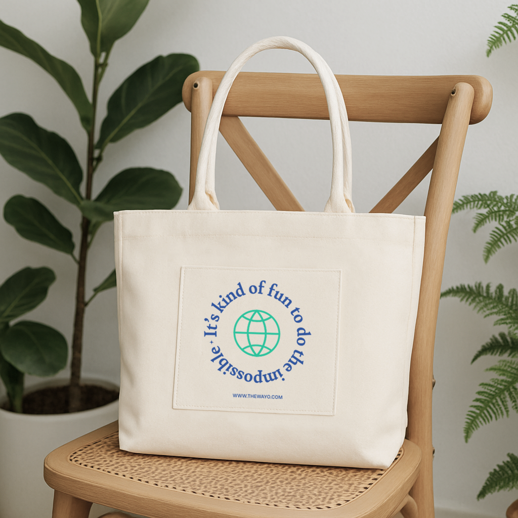 100% Cotton Canvas Tote Bag with Outer Pocket - 100% Cotton Canvas Tote Bag with Outer Pocket.png