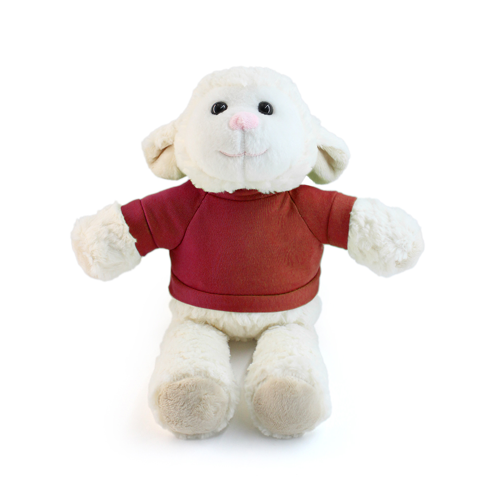 15" Fleece Friends Plush Toy - Sheep with Custom Shirt - OGGP0014-#950426-4.jpg