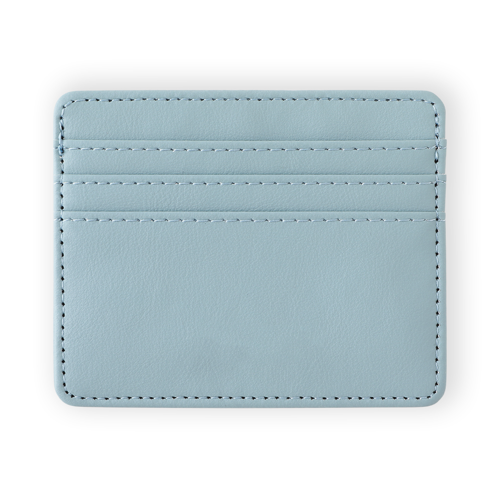 Slim 4-Slot PU Leather Card Wallet - HLTT0009-#8FA5AE-7.jpg