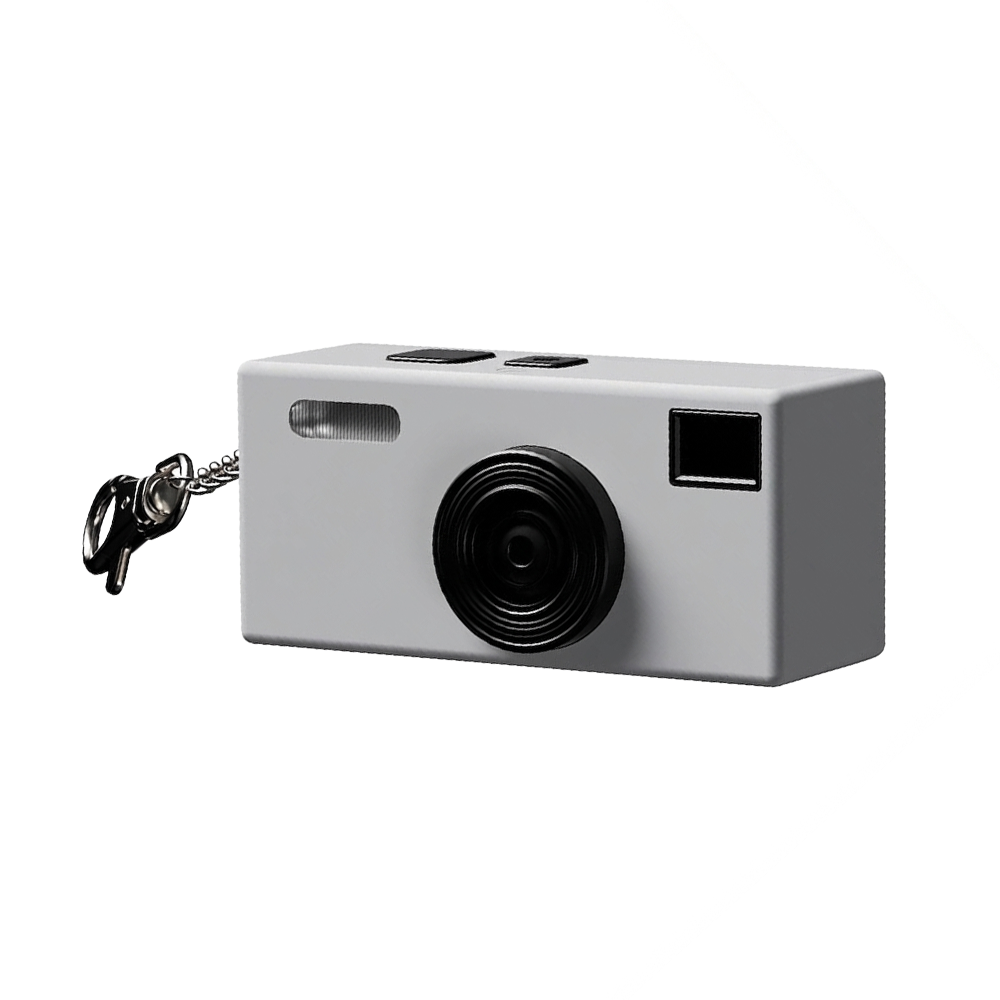 Mini Digital Camera Keychain - TETF0007-#c4c4c4-3.png