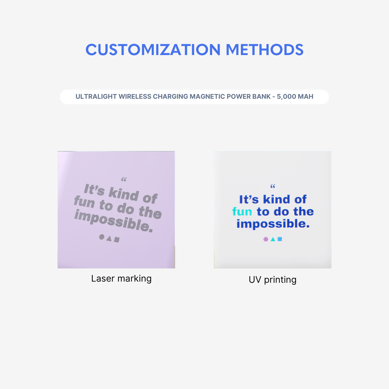 Ultralight Wireless Charging Magnetic Power Bank - 5,000 mAh - Wayo Product Image