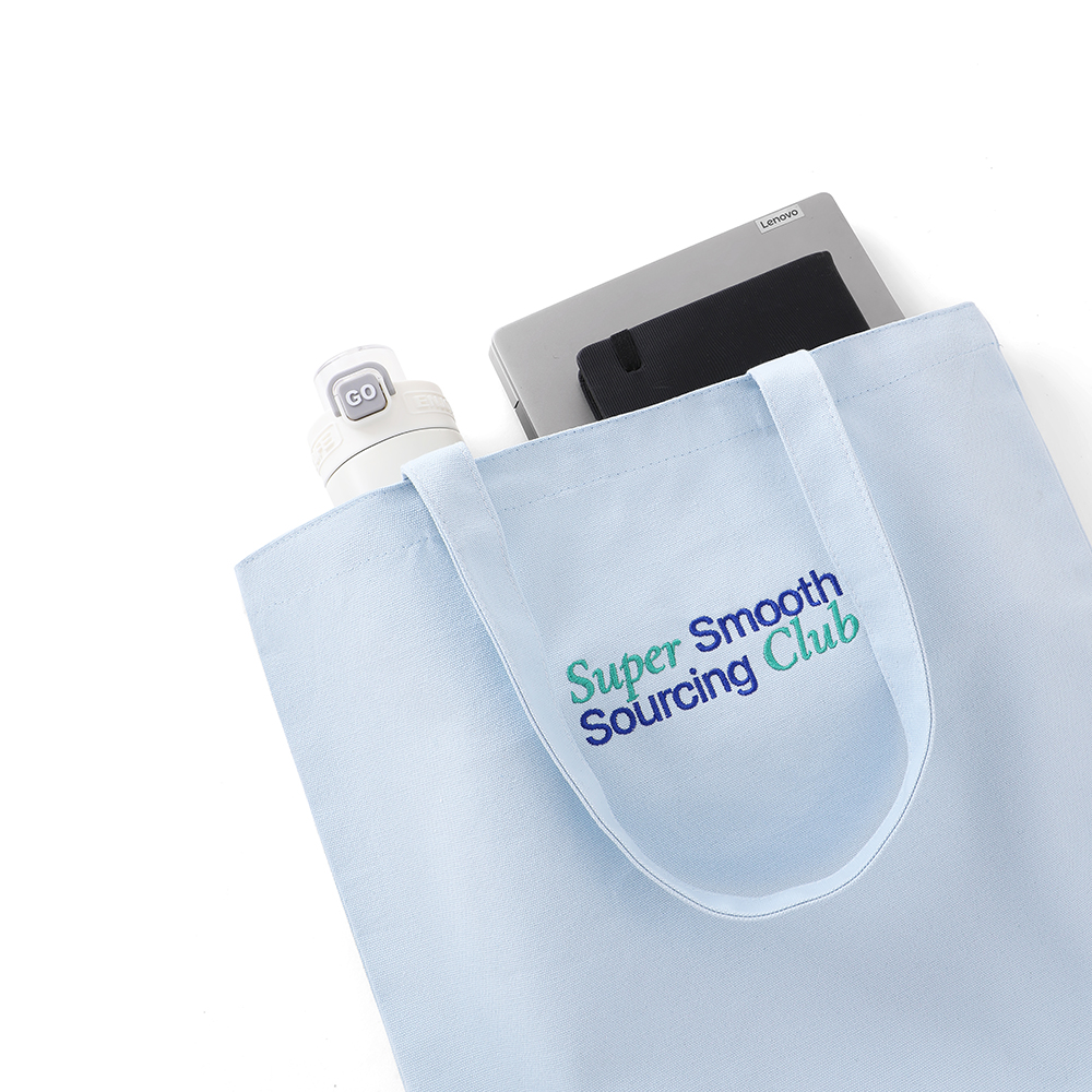 12 oz. Midweight 100% Cotton Promotional Tote Bag - Expanded Base - AABT0026-Wayo Sample-Scene.JPG