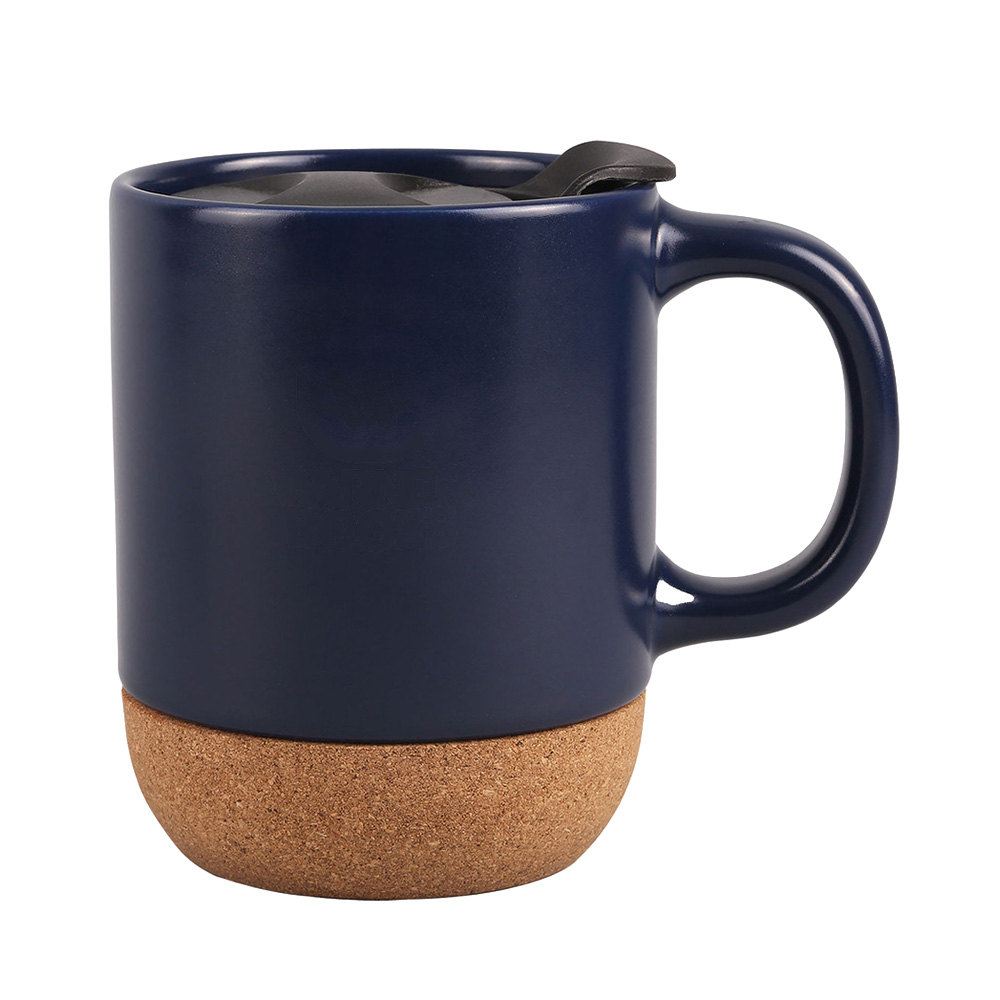 12 oz. Cork Bottom Ceramic Mug with Lid - HLDM0024-#212b4e-5.jpg