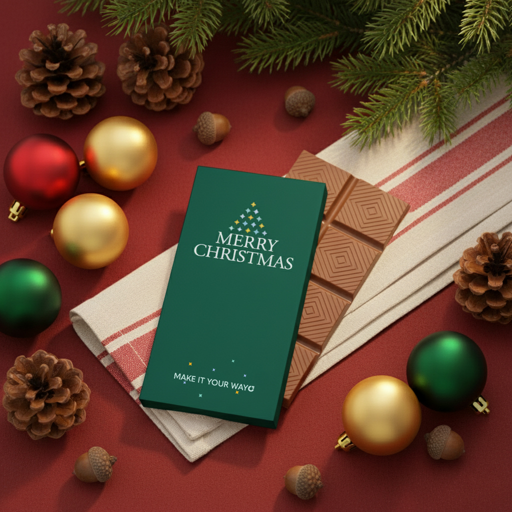 Rectangle Chocolate Bar with Custom Wrapper - 3 oz - HLST0014-Wayo Sample-Scene.jpg