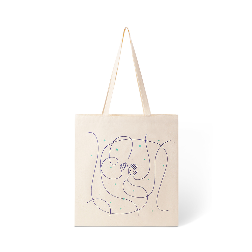 5 oz. Ultra-Light 100% Cotton Promotional Tote Bag - Vertical - Wayo Product Image